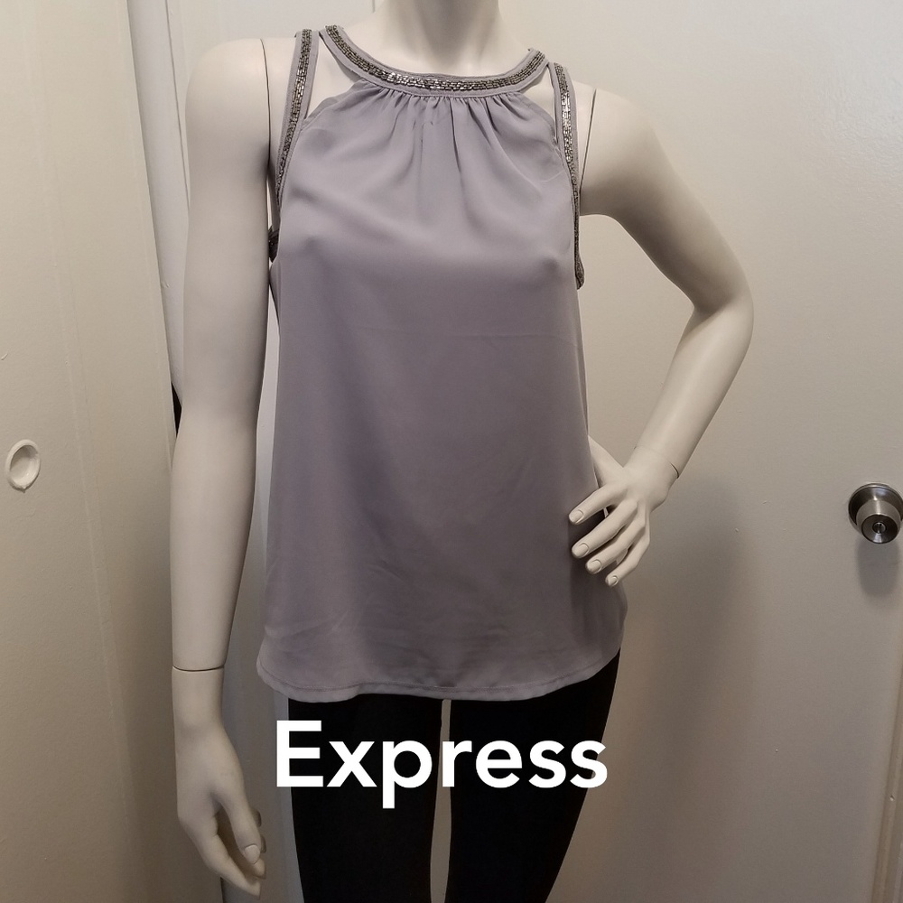 Express Elegant Sleeveless Blouse